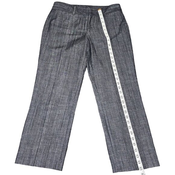 J. Crew Woman's Heather Gray Harlow 2 Snap‎ Zipper Slacks Rn# 77388 Size 8 - Picture 6 of 9